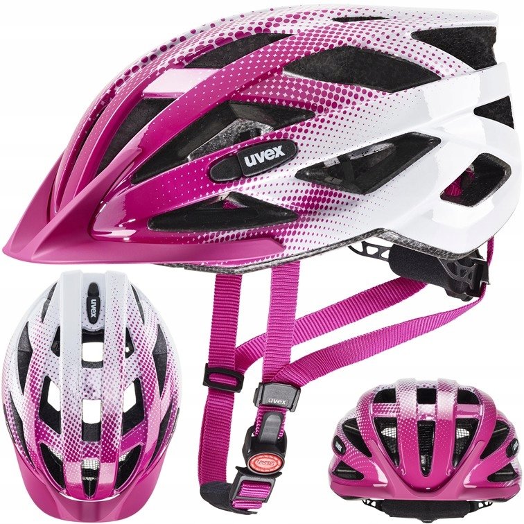 KASK ROWEROWY UVEX AIR WING, roz. 56-60 cm, różowy