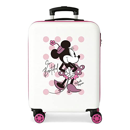 Disney Have a Good Time Minnie So Beautiful Walizka kabinowa Różowy 38x55x20 cms Sztywne zapięcie z boku 35L 2 kg 4 koła Podwójne Bagaż Ręczny, Różowy, Talla única, walizka kabinowa