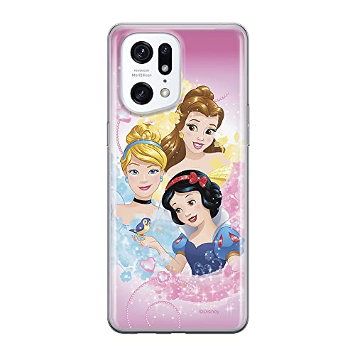 Etui Księżniczki 005 Disney Nadruk pełny Różowy Producent: OPPO, Model: FIND X5 PRO