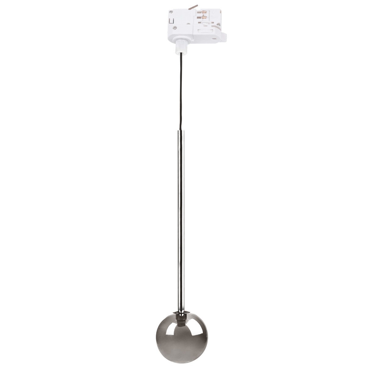 Wisząca lampa 3-fazowa do szynoprzewodów Luna 9040WH Zumaline czarna