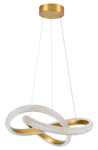 Zdjęcia - Żyrandol / lampa Reality Eldrin - lampa wisząca alu złoty galwanizowany z pilotem 340101-32 