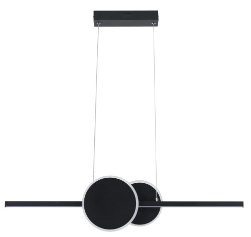Gendra - lampa wisząca LED czarny mat