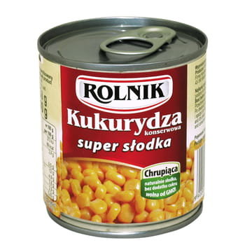 Rolnik Kukurydza konserwowa super słodka 212ml