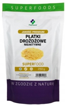 MedFuture Nieaktywne płatki drożdżowe - 250 g