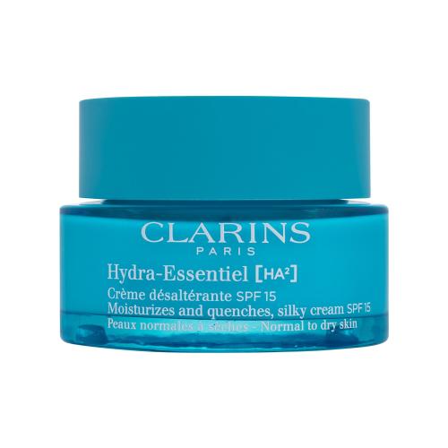 Clarins Hydra-Essentiel [HA²] Silky Cream SPF15 krem do twarzy na dzień 50 ml dla kobiet