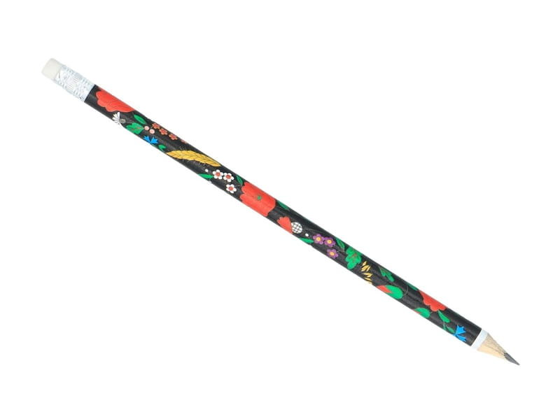 Ołówek folk - wzory ludowe - haft kociewski czarny