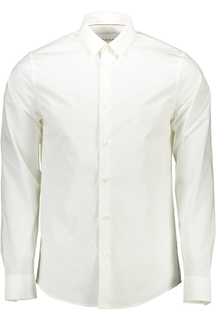 KOSZULA MĘSKA Z DŁUGIM RĘKAWEM CALVIN KLEIN WHITE