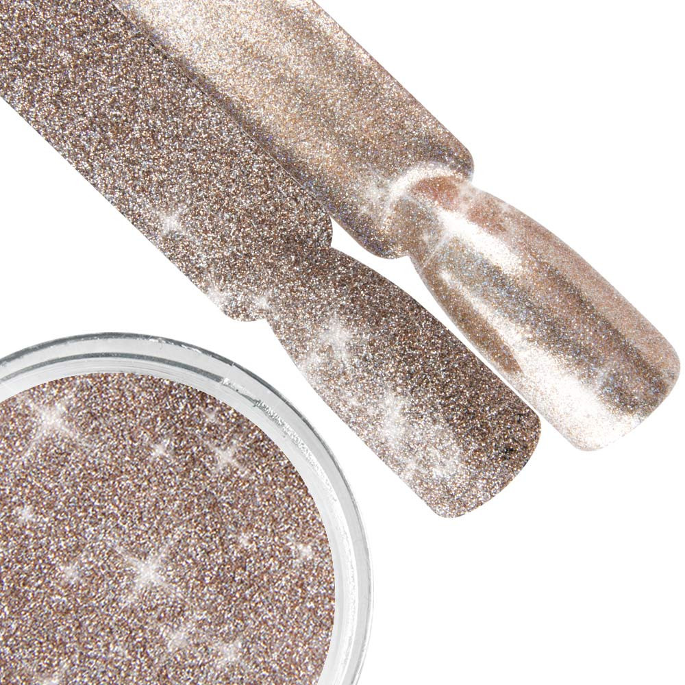 Pyłek Do Paznokci Flash 07 Ozdoba Gold Szron