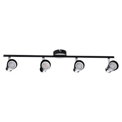 Kanlux Listwa Enali 28769 plafon lampa sufitowa spot 4x35W GU10 czarna