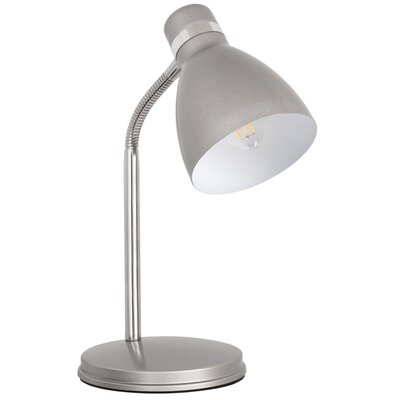 Kanlux Lampka biurkowa Zara HR-40-SR, srebrna, 40 W