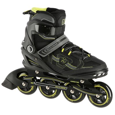 NA9157 CZARNO-ŻÓŁTY ROZM. 39 ŁYŻWOROLKI NILS EXTREME