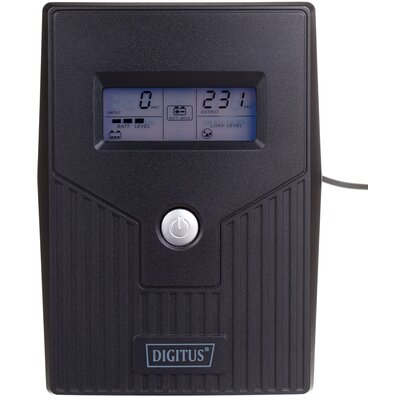Digitus Zasilacz awaryjny UPS Line-Ineractive LCD 600VA/360W (DN-170063-LCD)