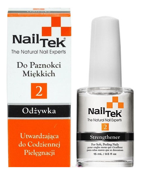 Nail Tek Intensive Therapy II, odżywka utwardzająca do paznokci miękkich, 15 ml