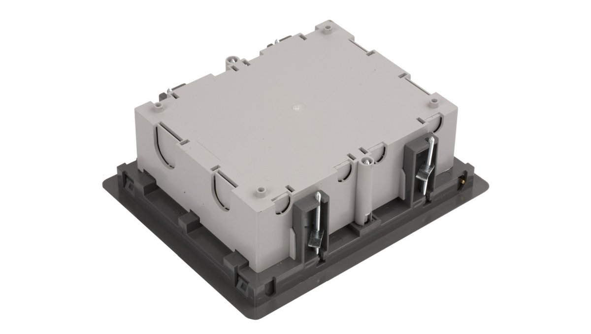 kontakt-simon Simon Connect Puszka SF podłogowa potrójna 6xK45 70mm + SM302/9 szara SF370/1 SF370/1