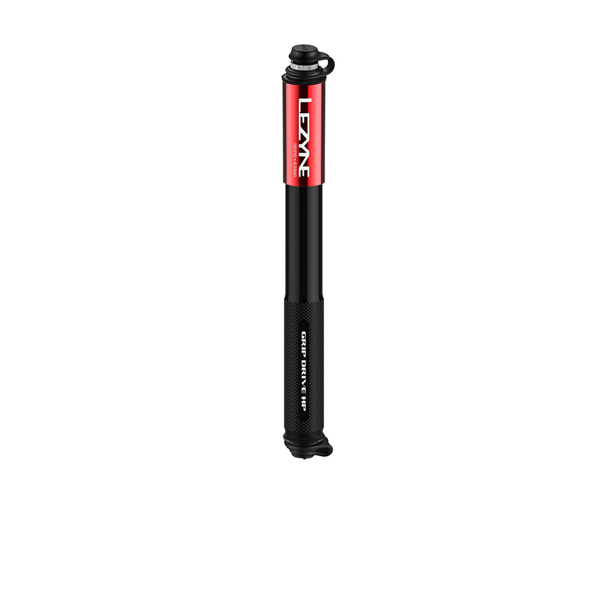 Lezyne Grip Drive HP Mini Pump M, red 2021 Mini pompki 452100038