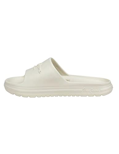 Pepe Jeans Sandały damskie Beach Slide Ss23 W, Factory White, 56 EU