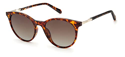 Fossil Damskie okulary przeciwsłoneczne Fos 3122/G/S owalne, Hawana/brązowy gradient, 53mm, 19mm