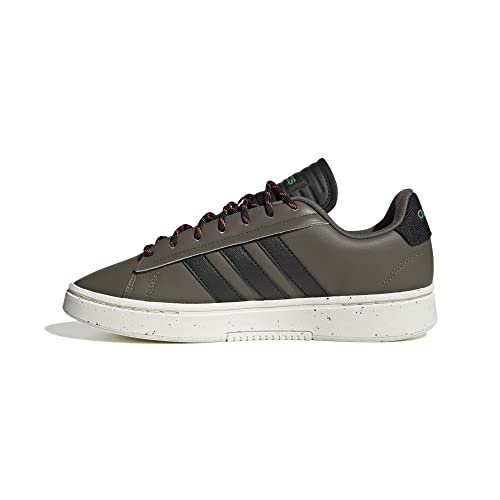 adidas Grand Court Alpha, Męskie trampki, Olive Strata Core Black Court Green, 40 EU
