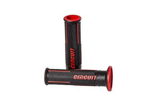 Circuit Equipment MA053-215 Grip Speed Racing Opened Tip Black/Red