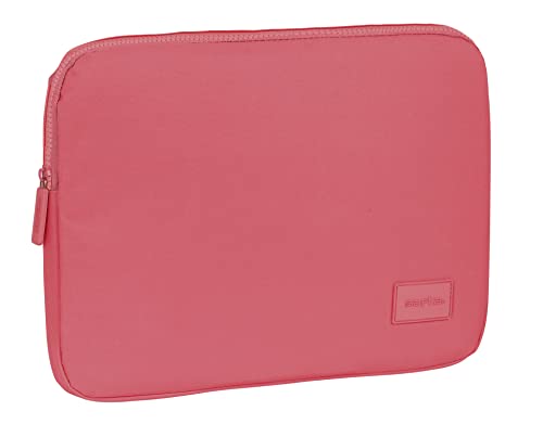 Safta - Pokrowiec na laptopa 14'', plecak, idealny dla dzieci w różnym wieku, wygodny i wszechstronny, jakość i wytrzymałość, 34x2x25 cm, kolor bordowy, Granat, Estándar, Casual