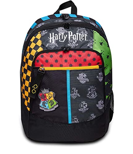 Podwójny plecak HARRY POTTER MAGICAL CREATURES, Czarny, Szkoła & Wypoczynek, Czarny, Taglia unica, szkoła