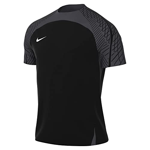 Nike Krótki rękaw Soccer Top M Nk Df Strk23 Top Ss, czarny/antracyt/biały, DR2276-010, M
