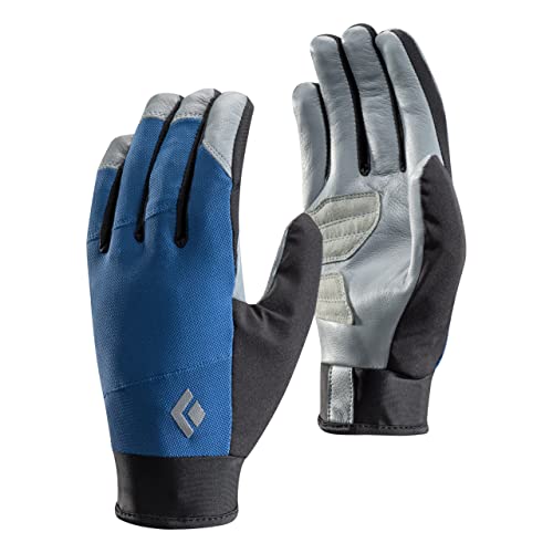 Black Diamond Trekker rękawiczki/lekkie rękawice sportowe na wędrówki w ciepłe dni/rękawice z palcami o idealnym dopasowaniu i zapobiegają powstawaniu pęcherzy/niebieskie, unisex, rozmiar: XS