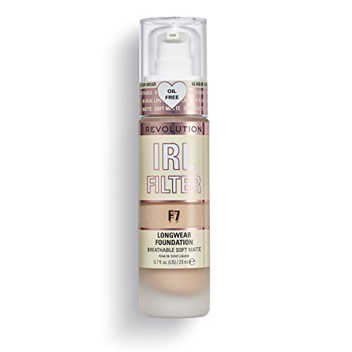Makeup Revolution IRL Filter podkład o długotrwałym działaniu odcień F7 23 ml