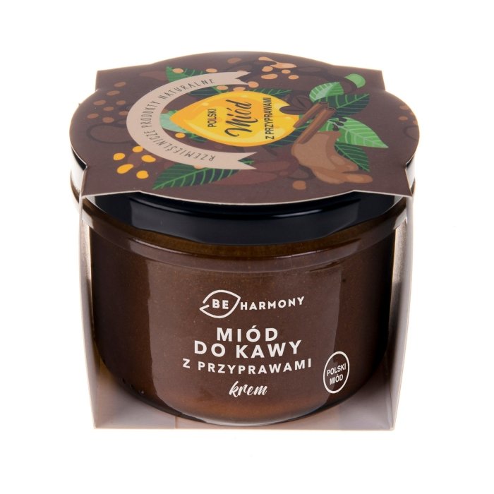 BeHarmony, miód do kawy z przyprawami korzennymi, 230 g