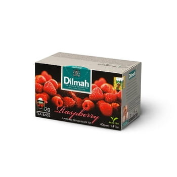 Dilmah RASPBERRY 20 KOPERT HERBATA CZARNA AROMATYZOWANA