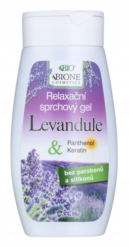 Bione Cosmetics Lavender relaksujący żel pod prysznic Relaksujący żel pod prysznic 260 ml