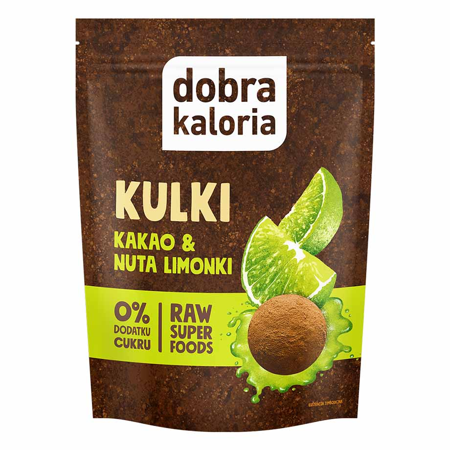 Dobra Kaloria - Kulki Mocy kakao i nuta limonki