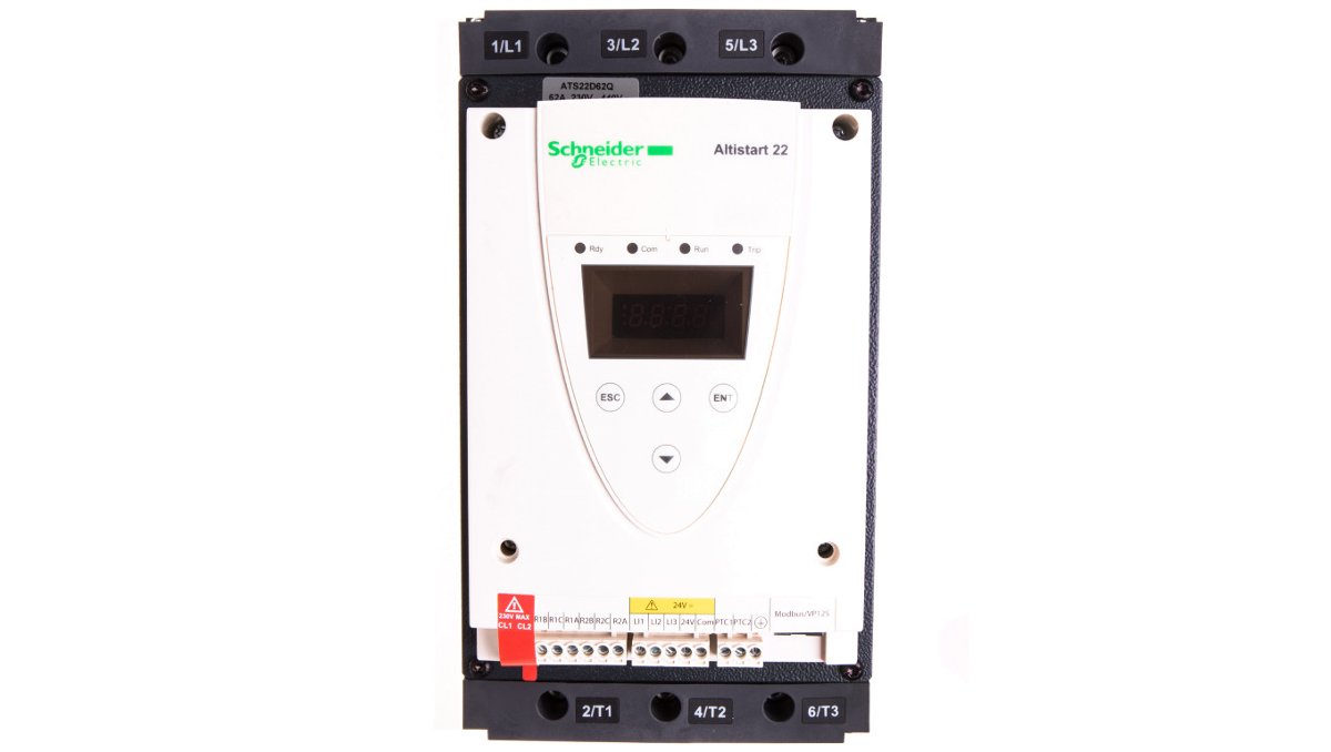 Schneider Electric Softstart 3-fazowy 230-440VAC 62A 15/30kW 230/400V Altistart ATS22D62Q ATS22D62Q