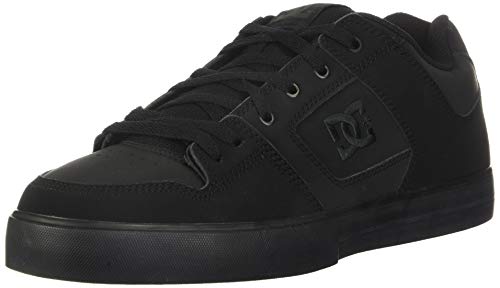 DC Męskie buty do jazdy na deskorolce Pure Low Top, Czarny/czarny piracki, 17