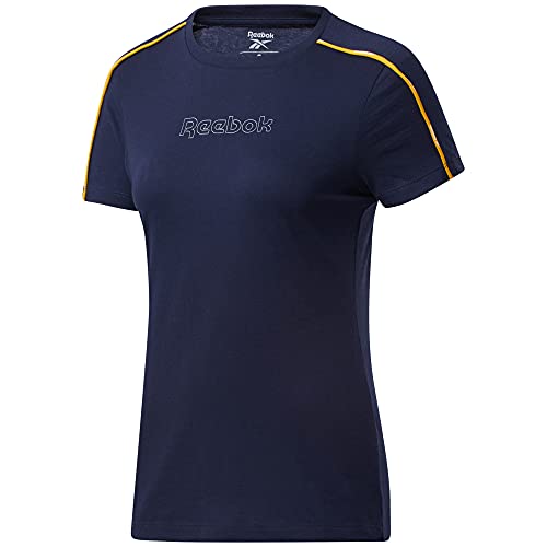 Reebok Koszulka damska Piping Slim, Vector Navy, L
