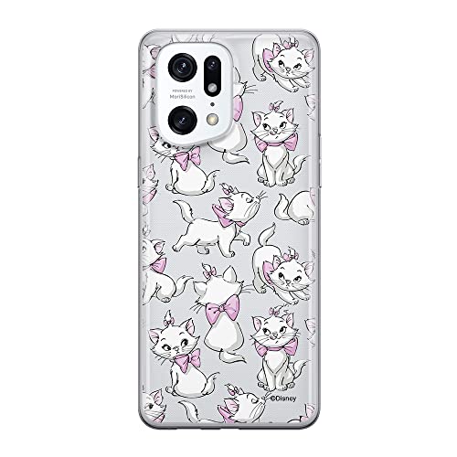 Etui Marie 003 Disney Nadruk częściowy Przeźroczysty Producent: OPPO, Model: FIND X5 PRO
