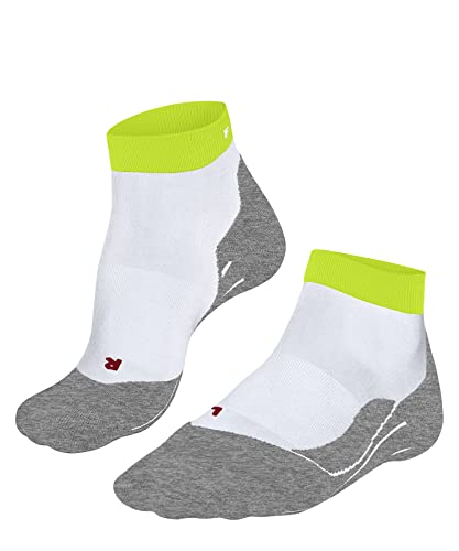 FALKE Mężczyźni Skarpety do biegania RU4 Endurance Short M SSO Bawełna przeciw pęcherzom cienkie 1 Para, Biały (White 2007), 42-43