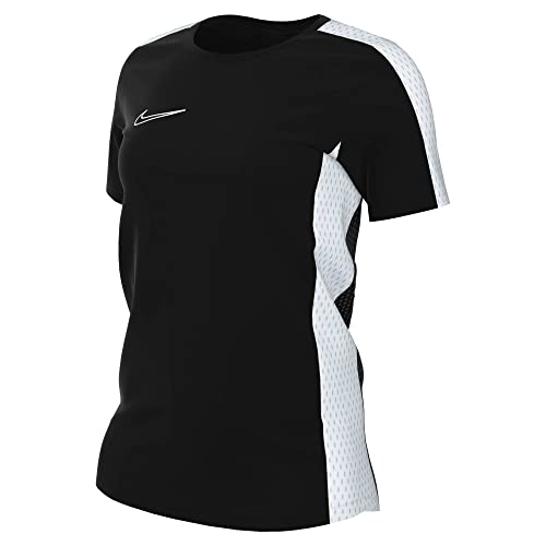Nike Krótki rękaw Soccer Top W Nk Df Acd23 Top Ss, czarny/biały/biały, DR1338-010, 2XL