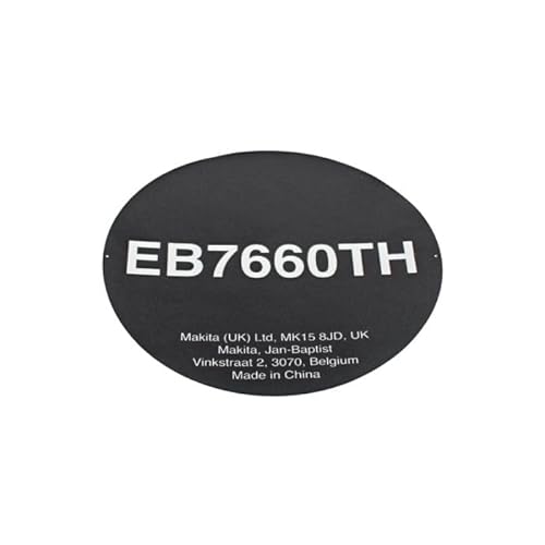 Makita 808X24-2 etykieta nr modelu do dmuchawy plecakowej EB7660TH