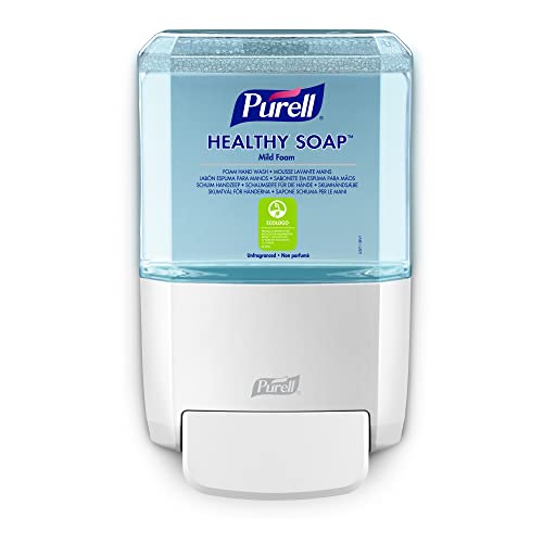 PURELL Dozownik mydła ES4 i wyciąganie zdrowe mydło łagodna pianka zestaw startowy, biały, 1200 ml