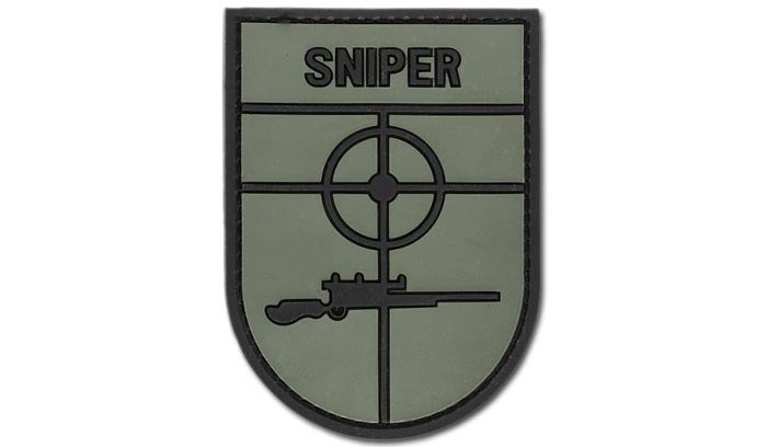 FOSTEX - Naszywka 3D - Sniper - Zielony OD