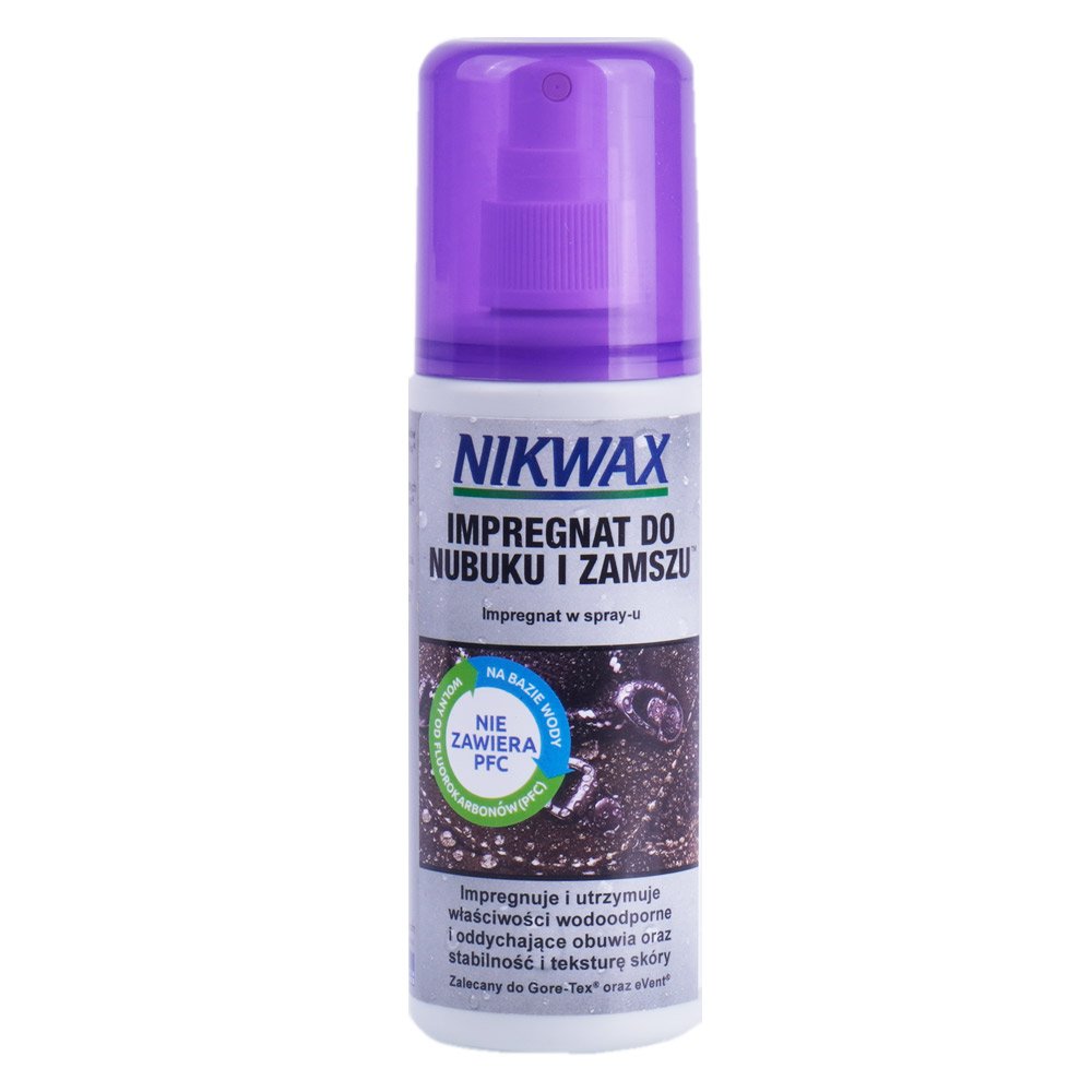Nikwax - Impregnat do obuwia z nubuku i zamszu - Spray-on - 125 ml