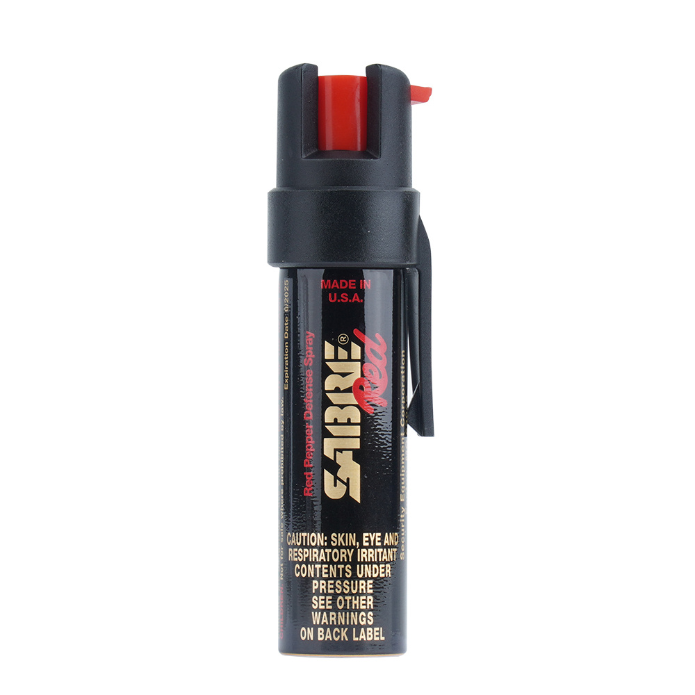Sabre Red - Gaz pieprzowy Pocket Pepper Spray with Clip - Strumień - 22 ml - P-22-OC
