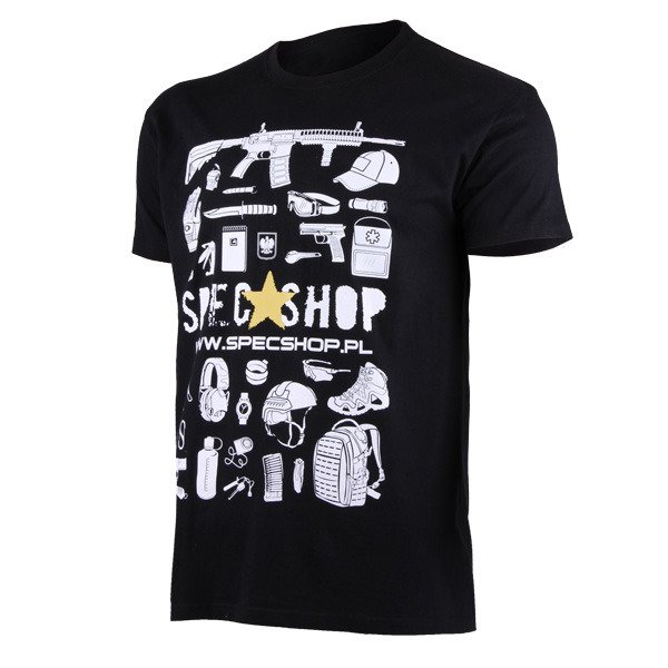 SpecShop.pl - Koszulka T-Shirt z krótkim rękawem - Czarny