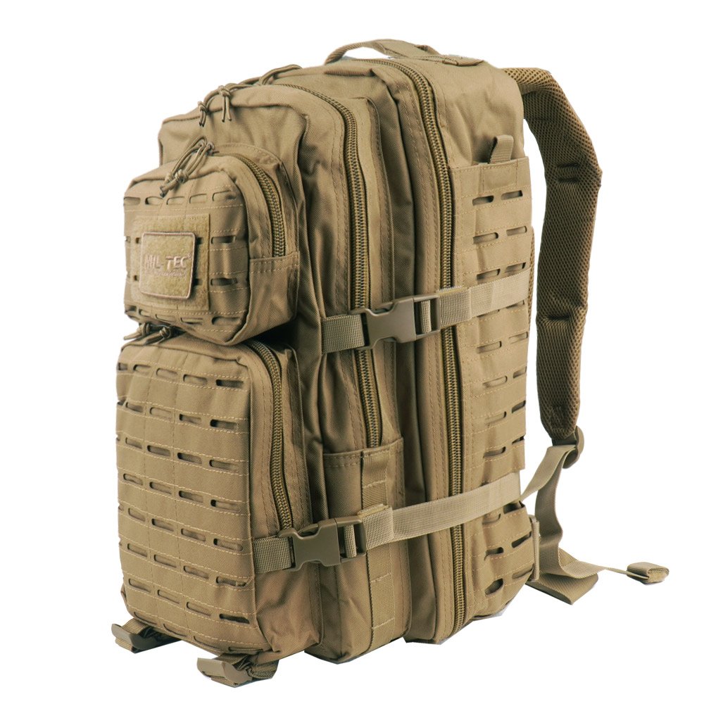 Mil-Tec - Plecak Large Assault Pack Laser Cut - Coyote Tan - 14002705
