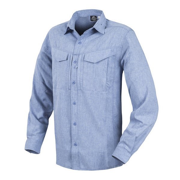 Helikon - Koszula Defender Mk2 Gentleman Shirt® - Melange Light Blue - KO-DGM-PO-6520Z