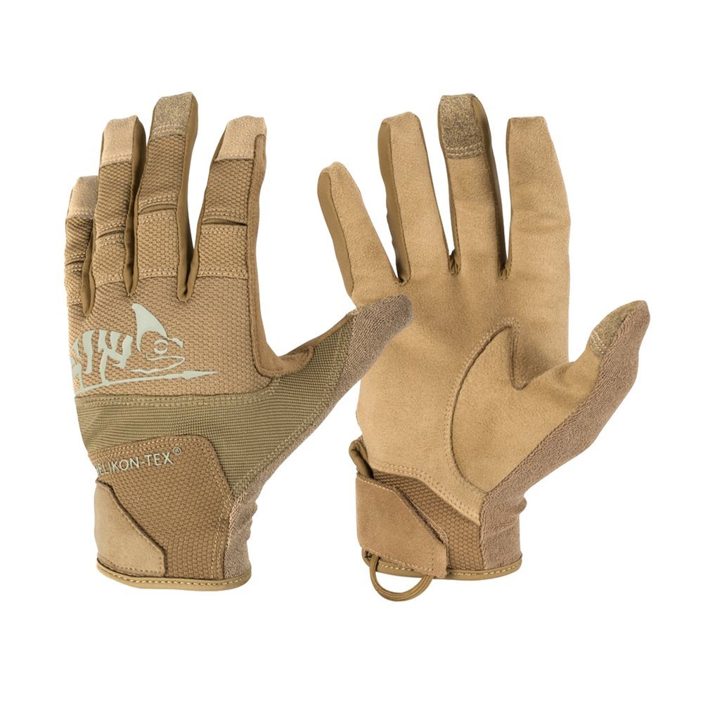 Helikon - Rękawice Range Tactical Gloves Hard - Coyote / Adaptive Green