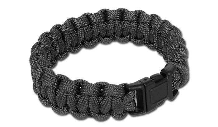 Bransoletka Paracord Mil-Tec - czarna (9905) SP