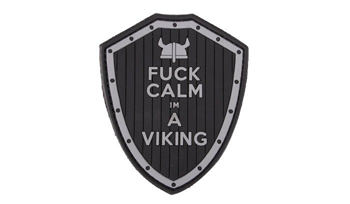 101 Inc. - Naszywka 3D - F*ck Calm - Czarny