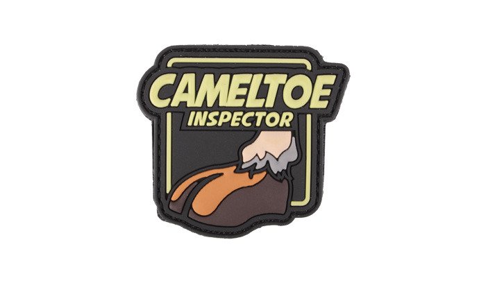 101 Inc. - Naszywka 3D - Cameltoe Inspector - Czarny